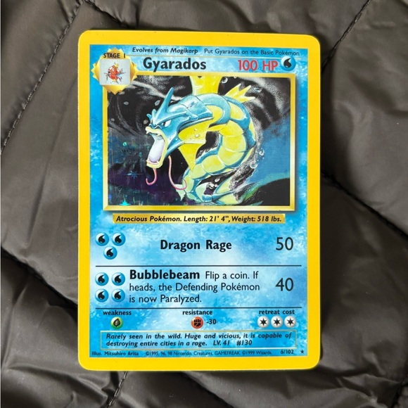 brilliant blender pokemon card Pokemon Card Gyarados (Holographic) main image 0